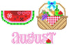 Monthly Cross Stitch Bowl Fillers