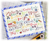 Cross Stitch ABC Series-- Set of 12