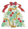 Tannenbaum - My Christmas Album Block 3 Charm | Machine Embroidery Design