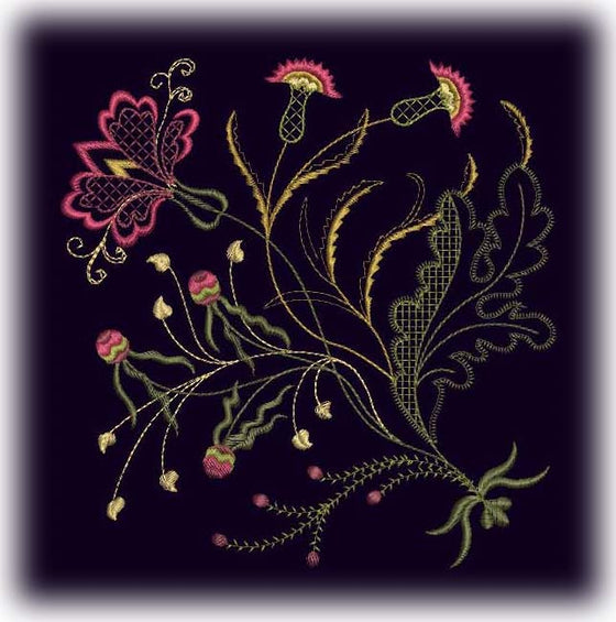 American Beauty "Abigail" | Machine Embroidery Design