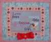 Valentine List Mug Rugs | Machine Embroidery 8