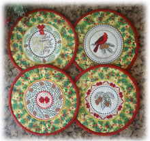  Christmas China Mug Rugs | Machine Embroidery Design