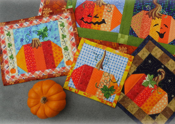 Pumpkin Pals | Machine Embroidery Design 6