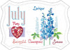 Birth Month Mug Rugs