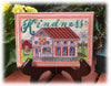 The Kindness Cottage | Machine Embroidery Mug Rug 1