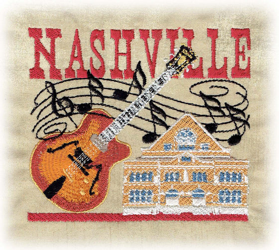 Summer Road Trip Set 1 | Nashville | Machine Embroidery Designs