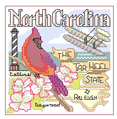 North Carolina Cross Stitch