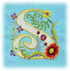 Sublime "S" | Machine Embroidery Design | Charm