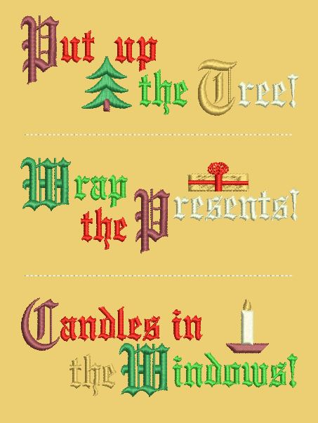 Chris-Mystery Deck the Halls | Machine Embroidery Designs 5