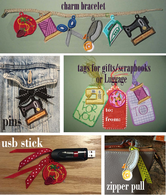 Sew Easy Charms | Machine Embroidery Designs 2