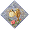 Tete-a-Tete | House Sparrows | Embroidery Design 2