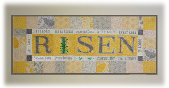 Risen Table Runner or Wall Hanging | Embroidery Design 2