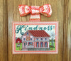 The Kindness Cottage | Machine Embroidery Mug Rug 3