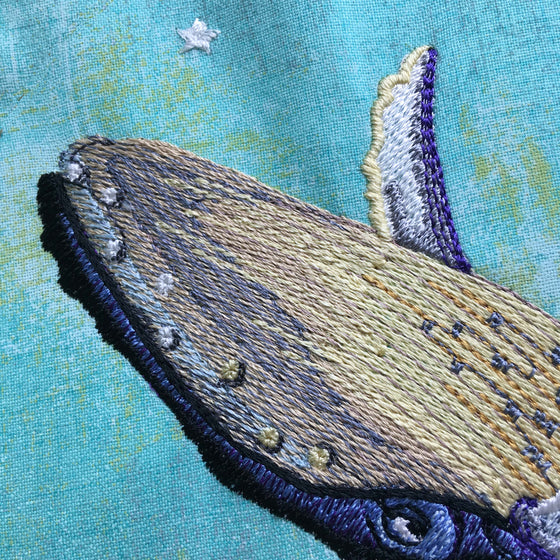 Breach for the Stars | Humpback Whale | Machine Embroidery Design 6
