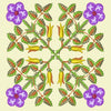 Pugin's Floriated Ornament | Embroidery Design 5