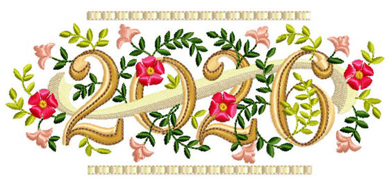 "2026" Machine Embroidery Designs