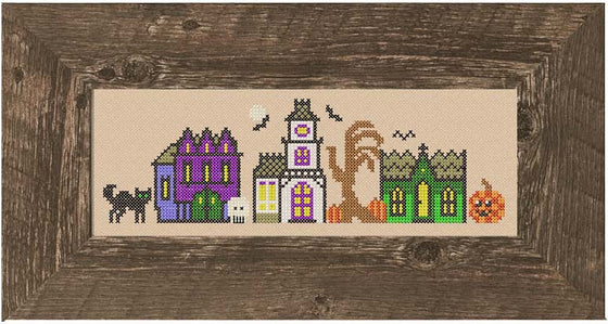 Tiny Village Cross Stitch