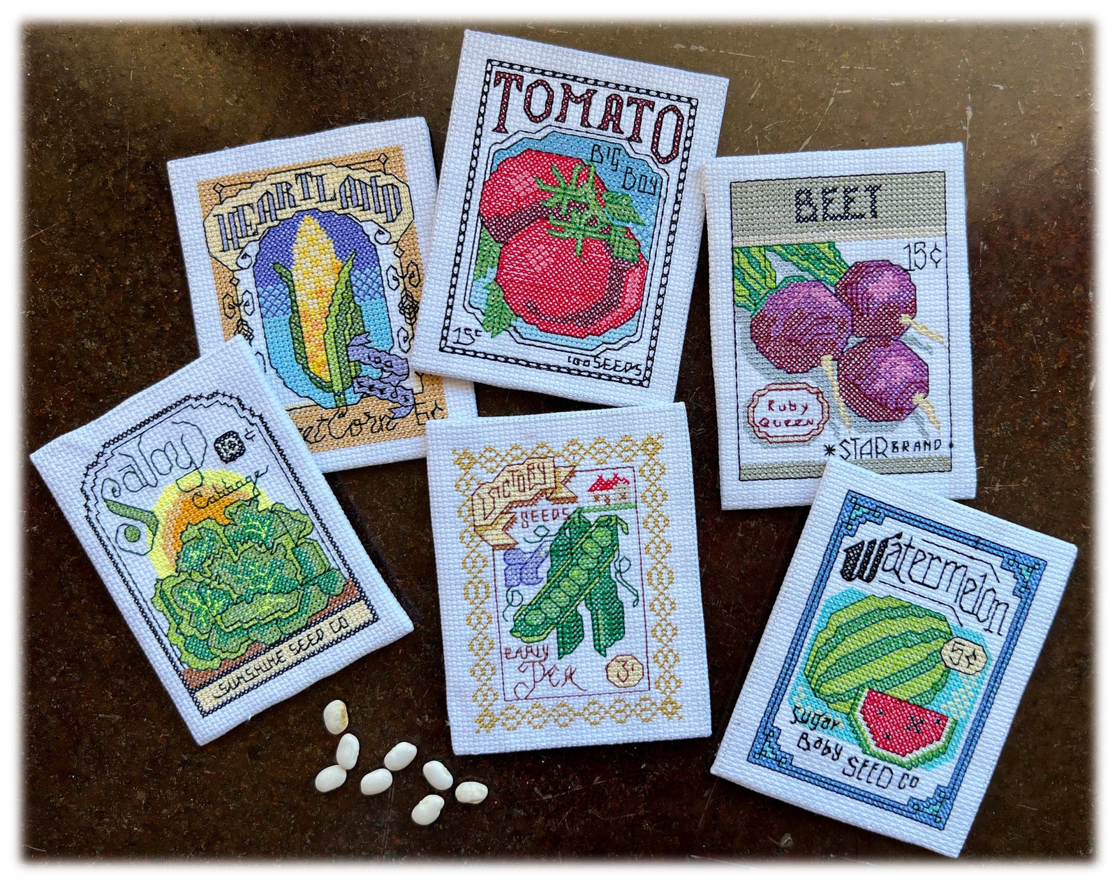 Stitch Packet Cross Stitch Seed Packets | Machine Embroidery Design