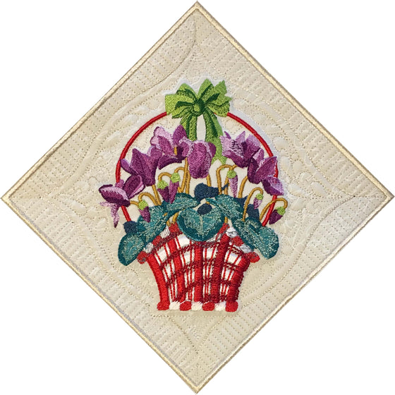 Cyclamen | Flowers | Machine Embroidery Designs 4