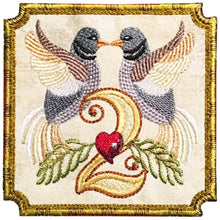  Two Turtle Doves | Christmas Machine Embroidery Design
