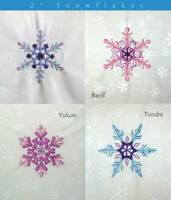 Bentley Snowflakes | Machine Embroidery Design