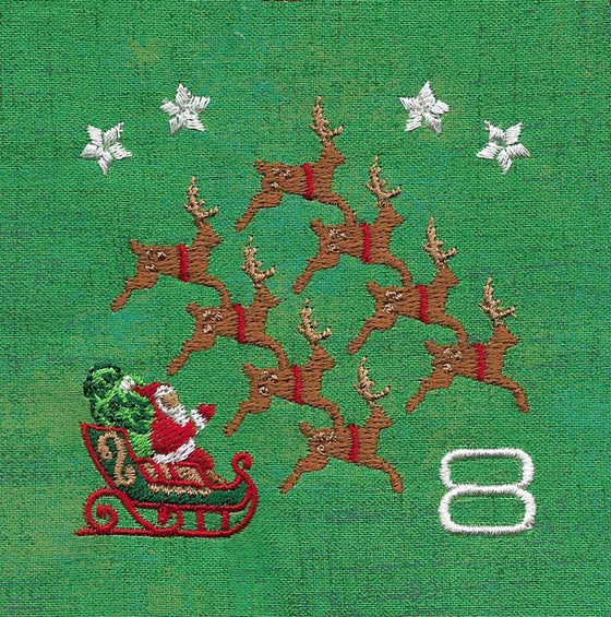 Chris-Mystery Countdown to Christmas | Advent Calendar | Machine Embroidery Design 9