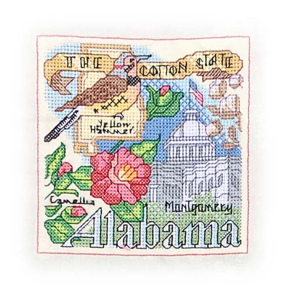 Alabama Cross Stitch | Machine Embroidery Design 2
