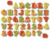 Alphabet Charms | Machine Embroidered Design 2