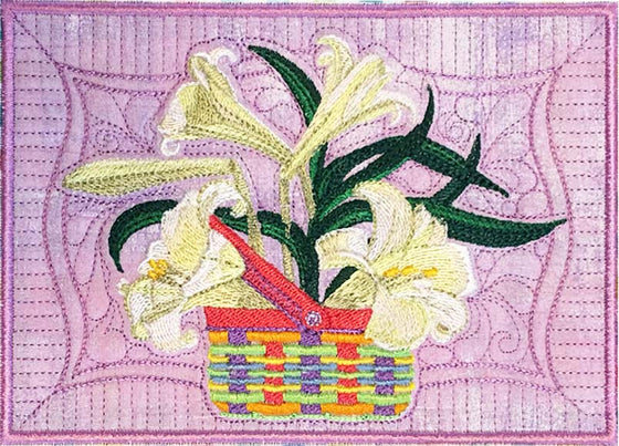 Easter Lilies | Flowers | Machine Embroidery Designs 3