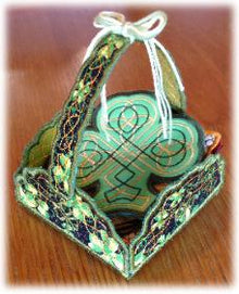  Celtic Minute Coasters | Machine Embroidery Mug Rug 2