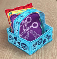  Stitchin' Time Coasters | Machine Embroidery Design