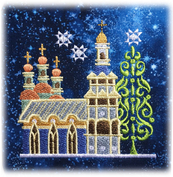 St. Petersburg Christmas | Free Machine Embroidery Design 2
