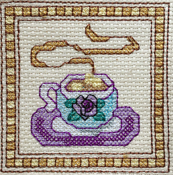 Have a Cup of Cheer Charm | Machine Embroidery Design