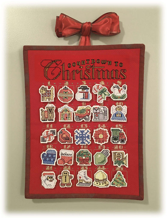 Christmas Cross Stitch Advent Calendar | Machine Embroidery Design