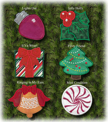  Modern Christmas Minute Coasters | Machine Embroidery Mug Rugs