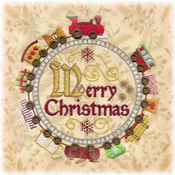 Chris-Mystery Merry Christmas Table Runner | Machine Embroidery 5