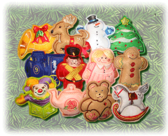 Favorite Toys Stitch 'n Stuff Ornament & Applique | Machine Embroidery Designs