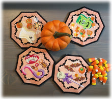  Halloween Candy Coasters & Tableware | Machine Embroidery