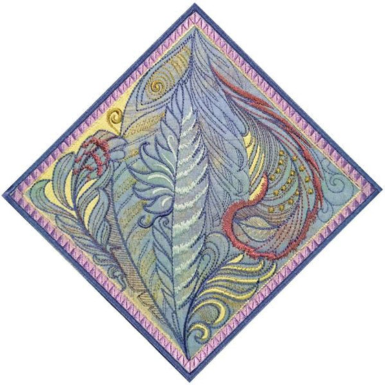 Feather Block | Machine Embroidery Design 2