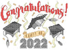 Graduation 2022 | Machine Embroidery Design Cross Stich Shingle