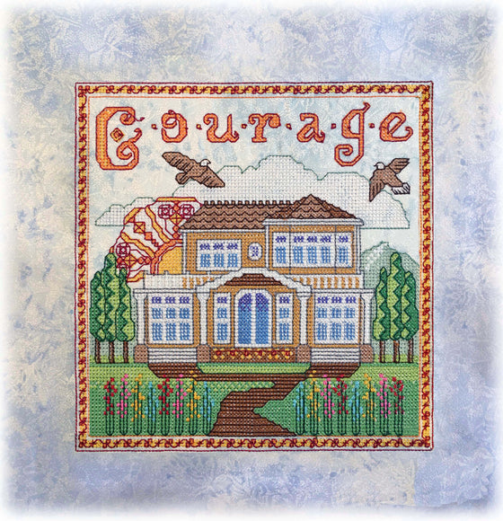 Cottage of the Month Quilt Block Series | Embroidery Design 7