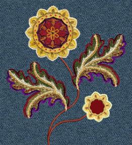 Big Flowers Applique | Machine Embroidery Design 7