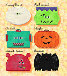  Faces of Halloween Minute Mats! | Machine Embroidery 