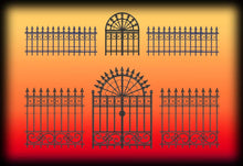  Wrought Iron Fence | Machine Embroidery Design