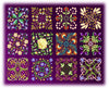 English Garden Medallions | Flower Embroidery Design 3