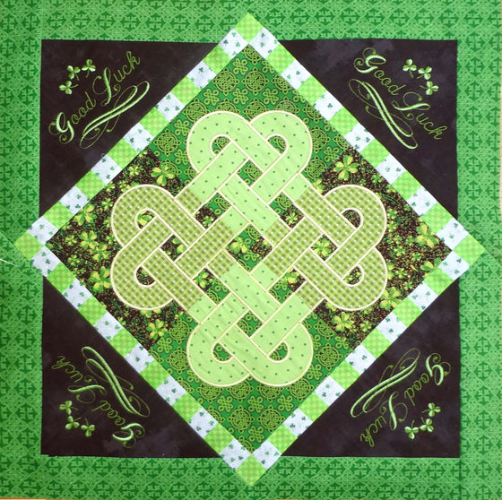 Love Knots Table Runner | Celtic Machine Embroidery  3