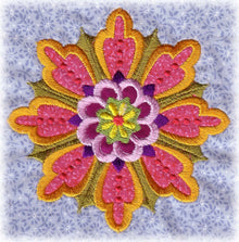  Big Flowers Applique | Machine Embroidery Design 
