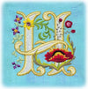Happy "H" | Machine Embroidery Design | Charm