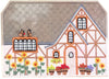 Fall Cottage Tableware | Machine Embroidery Design 5