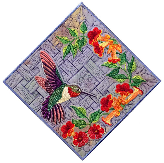 Jewel of the Sky | Hummingbird | Embroidery Design 2